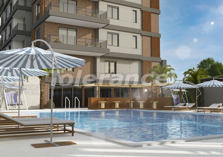 Квартира от застройщика в Газипаша, Аланья с бассейном в рассрочку: купить недвижимость в Турции - 60211