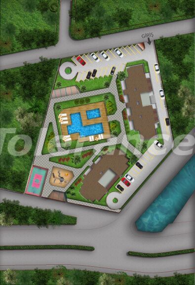 Квартира от застройщика в Газипаша, Аланья с бассейном: купить недвижимость в Турции - 60294