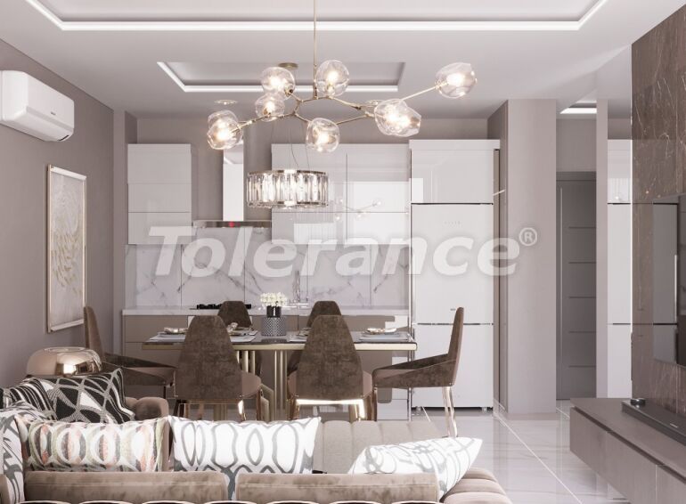 Квартира от застройщика в Газипаша, Аланья с бассейном: купить недвижимость в Турции - 60309