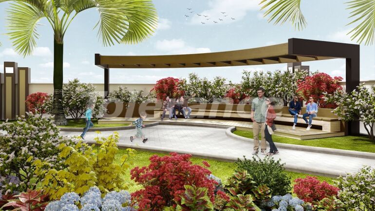 Квартира от застройщика в Газипаша, Аланья вид на море с бассейном: купить недвижимость в Турции - 60352