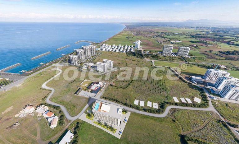 Квартира от застройщика в Гюзельюрте, Северный Кипр вид на море с бассейном в рассрочку: купить недвижимость в Турции - 84772