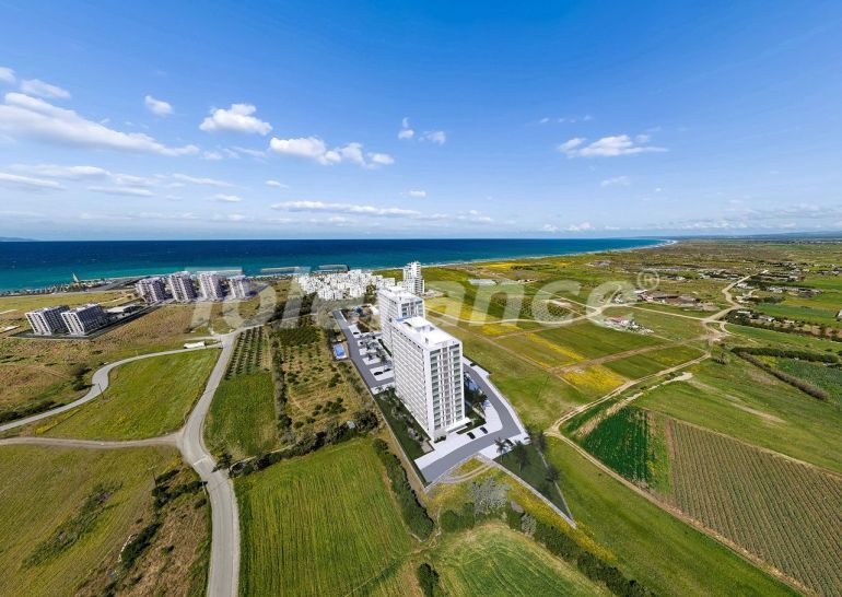 Квартира от застройщика в Гюзельюрте, Северный Кипр вид на море с бассейном в рассрочку: купить недвижимость в Турции - 84773