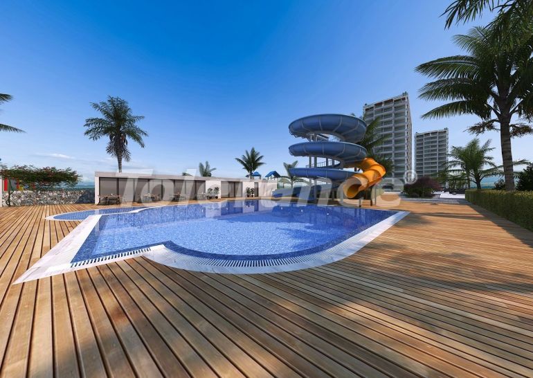 Квартира от застройщика в Гюзельюрте, Северный Кипр вид на море с бассейном в рассрочку: купить недвижимость в Турции - 84776