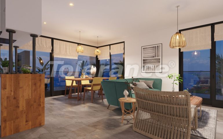 Квартира от застройщика в Гюзельюрте, Северный Кипр вид на море с бассейном в рассрочку: купить недвижимость в Турции - 84780