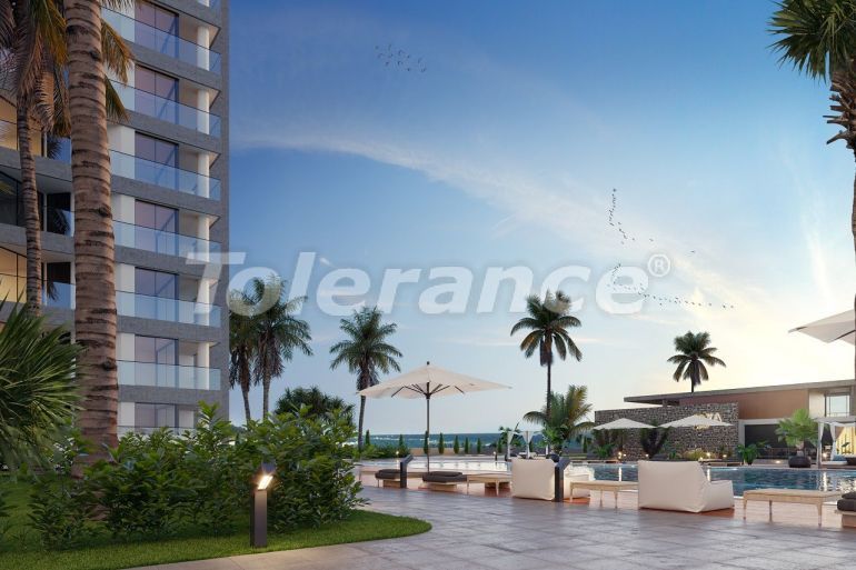 Квартира от застройщика в Гюзельюрте, Северный Кипр вид на море с бассейном в рассрочку: купить недвижимость в Турции - 89966