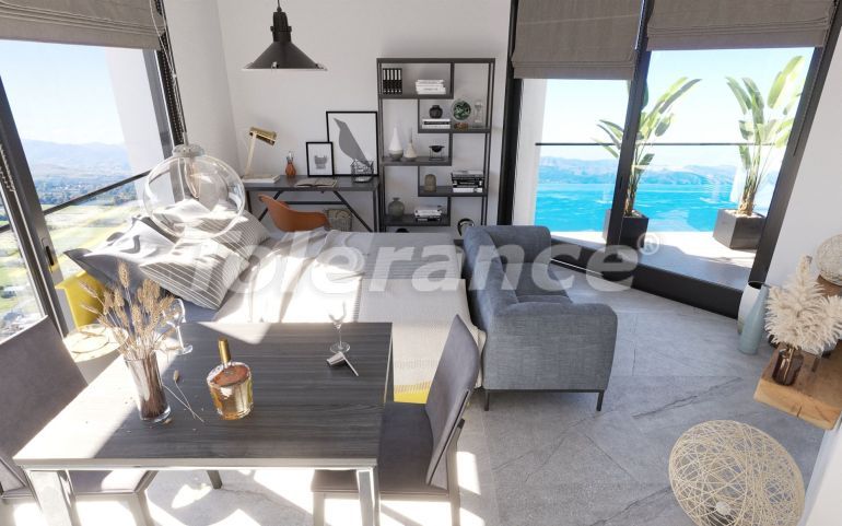 Квартира от застройщика в Гюзельюрте, Северный Кипр вид на море с бассейном в рассрочку: купить недвижимость в Турции - 89972