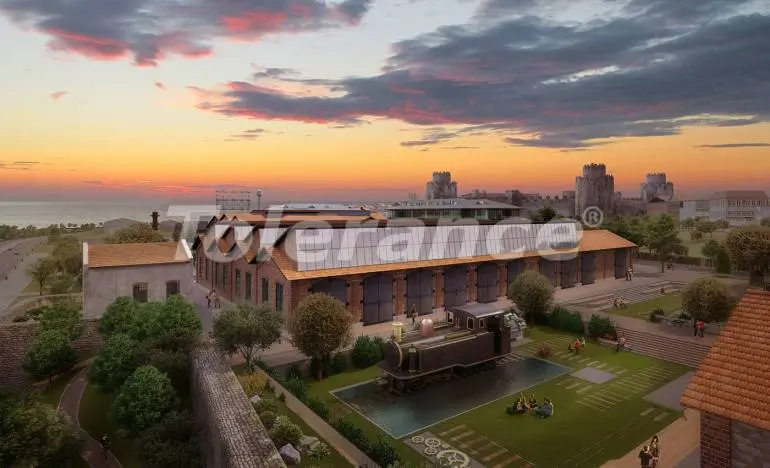 Квартира от застройщика в Стамбуле вид на море с бассейном: купить недвижимость в Турции - 26463