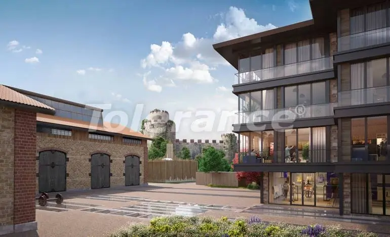 Квартира от застройщика в Стамбуле вид на море с бассейном: купить недвижимость в Турции - 26464