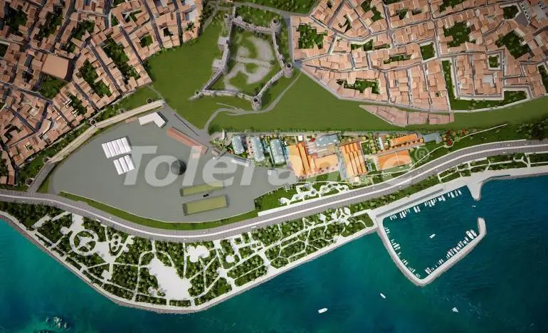 Квартира от застройщика в Стамбуле вид на море с бассейном: купить недвижимость в Турции - 26465