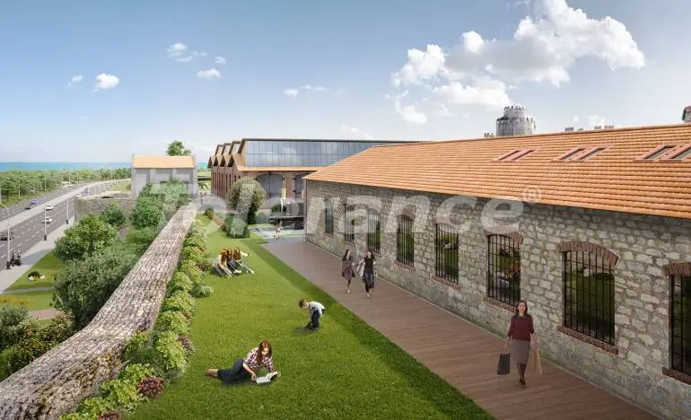 Квартира от застройщика в Стамбуле вид на море с бассейном: купить недвижимость в Турции - 26466