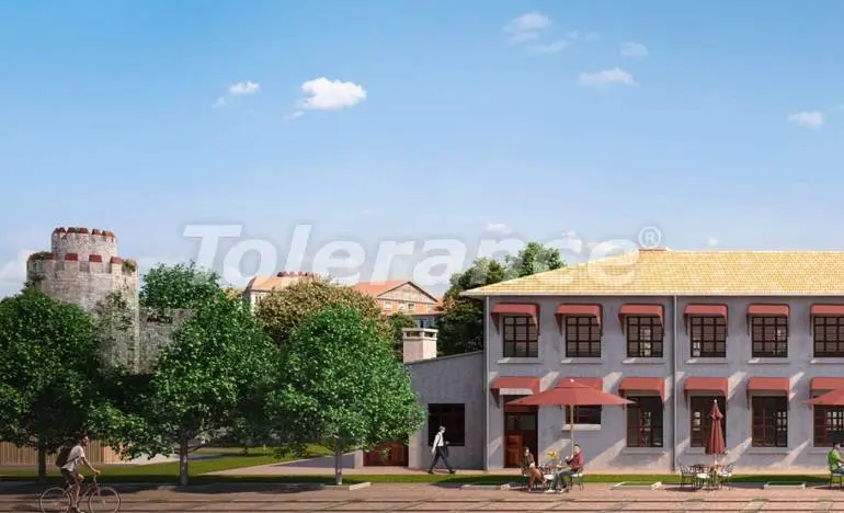 Квартира от застройщика в Стамбуле вид на море с бассейном: купить недвижимость в Турции - 26467