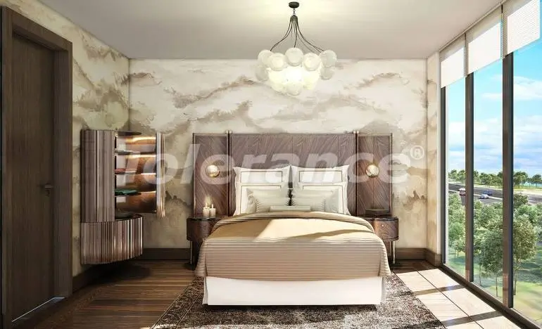 Квартира от застройщика в Стамбуле вид на море с бассейном: купить недвижимость в Турции - 26476