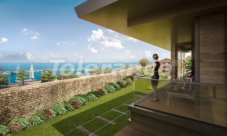 Квартира от застройщика в Стамбуле вид на море с бассейном: купить недвижимость в Турции - 37822