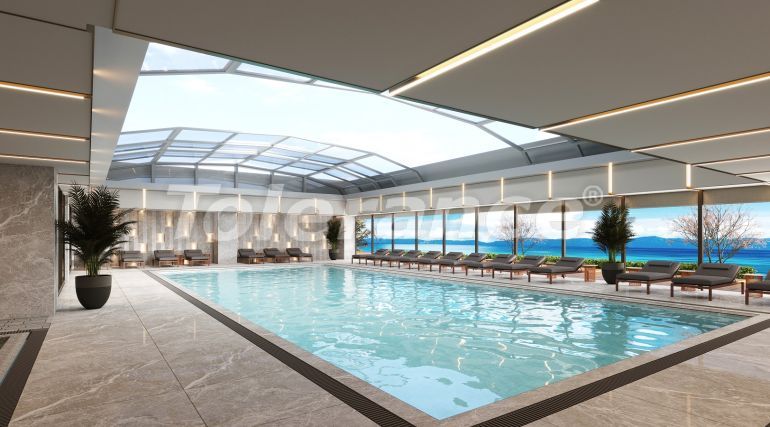 Квартира от застройщика в Стамбуле вид на море с бассейном: купить недвижимость в Турции - 65826