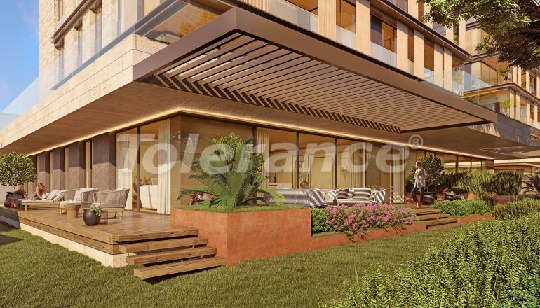 Квартира от застройщика в Стамбуле вид на море с бассейном: купить недвижимость в Турции - 65838