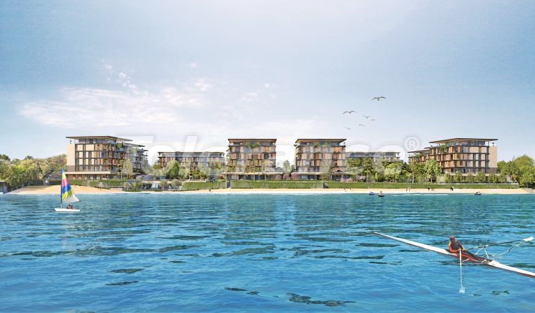 Квартира от застройщика в Стамбуле вид на море с бассейном: купить недвижимость в Турции - 65843