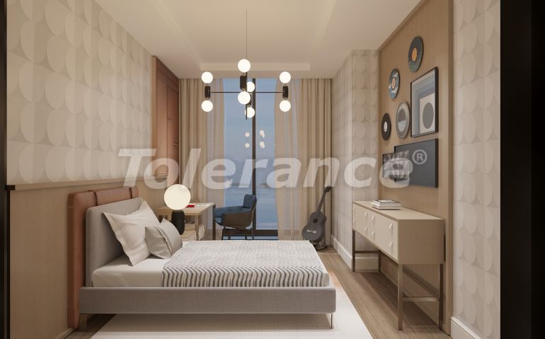 Квартира от застройщика в Стамбуле вид на море с бассейном: купить недвижимость в Турции - 65847