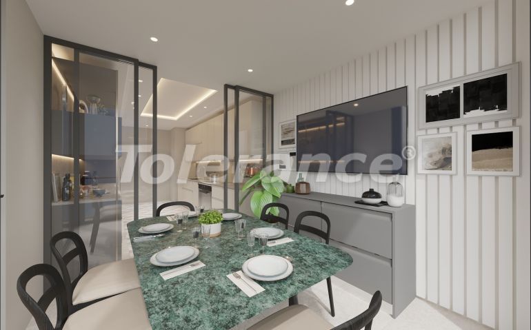 Квартира от застройщика в Стамбуле вид на море с бассейном: купить недвижимость в Турции - 65855