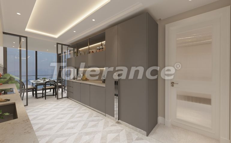 Квартира от застройщика в Стамбуле вид на море с бассейном: купить недвижимость в Турции - 65859