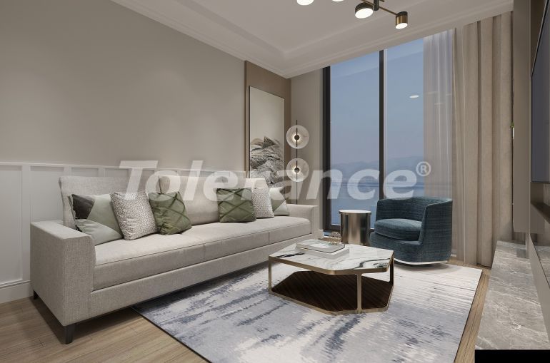 Квартира от застройщика в Стамбуле вид на море с бассейном: купить недвижимость в Турции - 65860