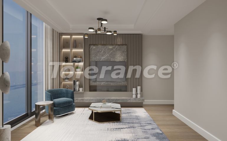 Квартира от застройщика в Стамбуле вид на море с бассейном: купить недвижимость в Турции - 65861