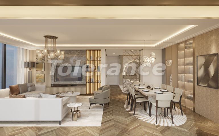 Квартира от застройщика в Стамбуле вид на море с бассейном: купить недвижимость в Турции - 65866