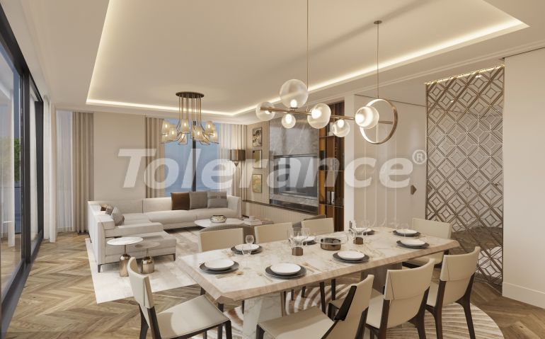 Квартира от застройщика в Стамбуле вид на море с бассейном: купить недвижимость в Турции - 65867