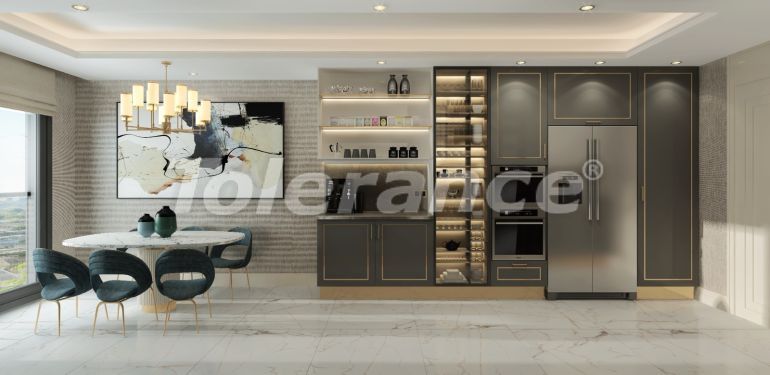 Квартира от застройщика в Стамбуле вид на море с бассейном в рассрочку: купить недвижимость в Турции - 66550