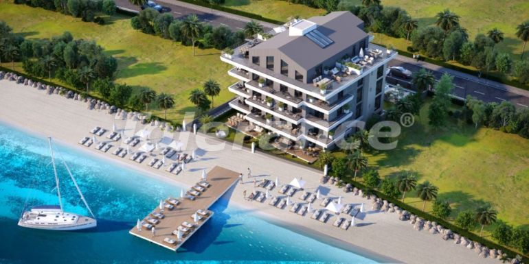 Квартира от застройщика в Измире вид на море с бассейном: купить недвижимость в Турции - 101547