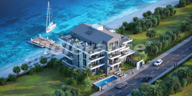Квартира от застройщика в Измире вид на море с бассейном: купить недвижимость в Турции - 101550