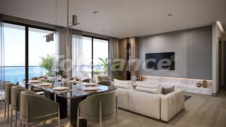 Квартира от застройщика в Измире вид на море с бассейном: купить недвижимость в Турции - 108974