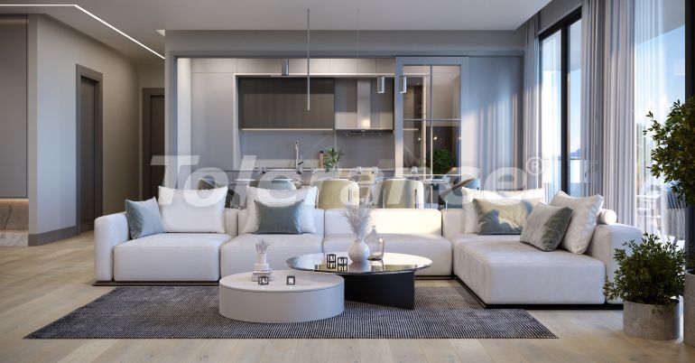 Квартира от застройщика в Измире вид на море с бассейном: купить недвижимость в Турции - 108976