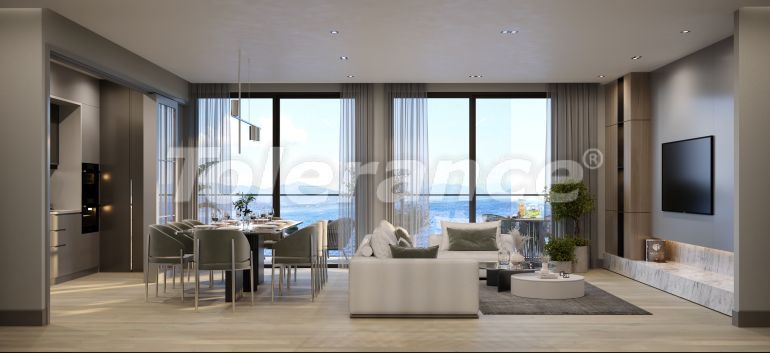 Квартира от застройщика в Измире вид на море с бассейном: купить недвижимость в Турции - 108977