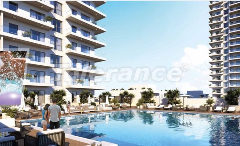 Квартира от застройщика в Измире вид на море с бассейном: купить недвижимость в Турции - 108981