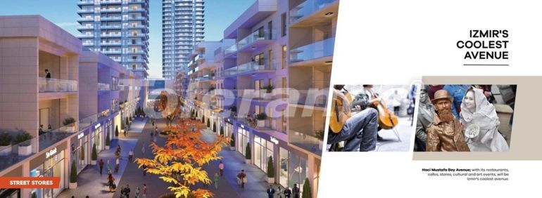 Квартира от застройщика в Измире вид на море с бассейном: купить недвижимость в Турции - 108988