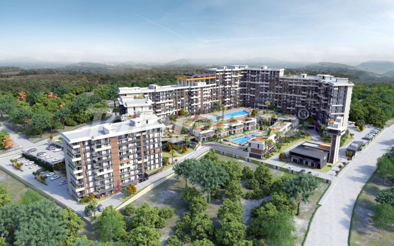 Квартира от застройщика в Измире с бассейном в рассрочку: купить недвижимость в Турции - 83699