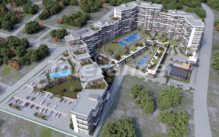 Квартира от застройщика в Измире с бассейном в рассрочку: купить недвижимость в Турции - 83711