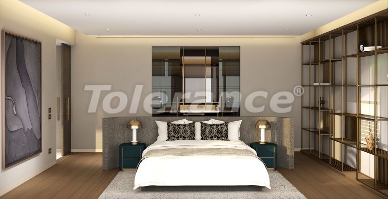 Квартира в Кадыкёе, Стамбул вид на море с бассейном: купить недвижимость в Турции - 42101