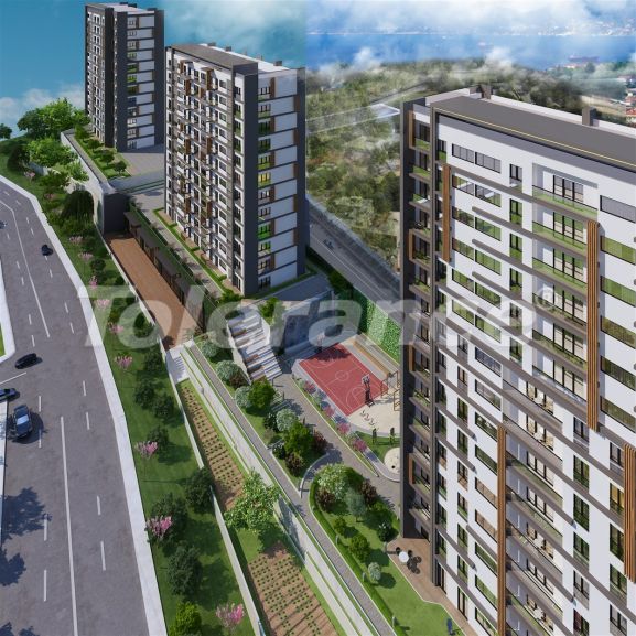 Квартира от застройщика в Кадыкёе, Стамбул вид на море с бассейном в рассрочку: купить недвижимость в Турции - 65452