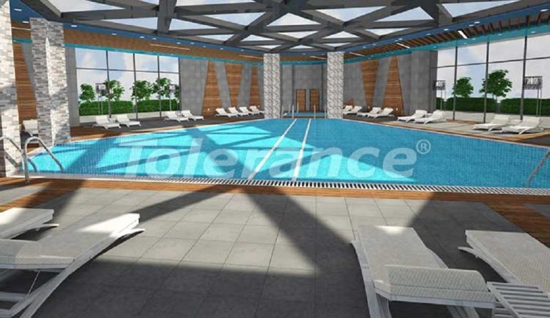 Квартира от застройщика в Кадыкёе, Стамбул вид на море с бассейном: купить недвижимость в Турции - 67527