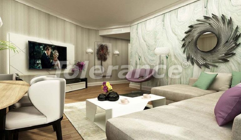 Квартира от застройщика в Кадыкёе, Стамбул вид на море с бассейном: купить недвижимость в Турции - 67535