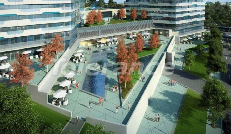 Квартира от застройщика в Кадыкёе, Стамбул вид на море с бассейном: купить недвижимость в Турции - 67539