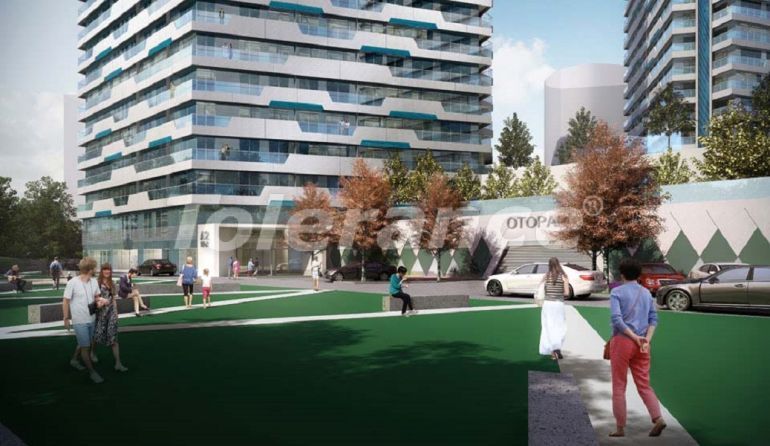 Квартира от застройщика в Кадыкёе, Стамбул вид на море с бассейном: купить недвижимость в Турции - 67540