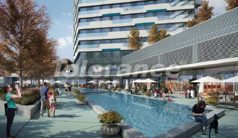 Квартира от застройщика в Кадыкёе, Стамбул вид на море с бассейном: купить недвижимость в Турции - 67543