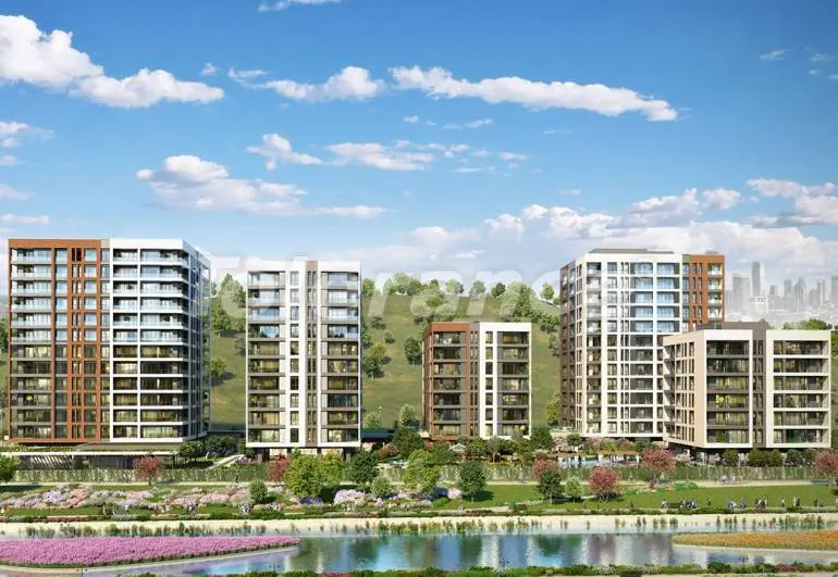 Квартира от застройщика в Кягытхане, Стамбул с бассейном: купить недвижимость в Турции - 23102