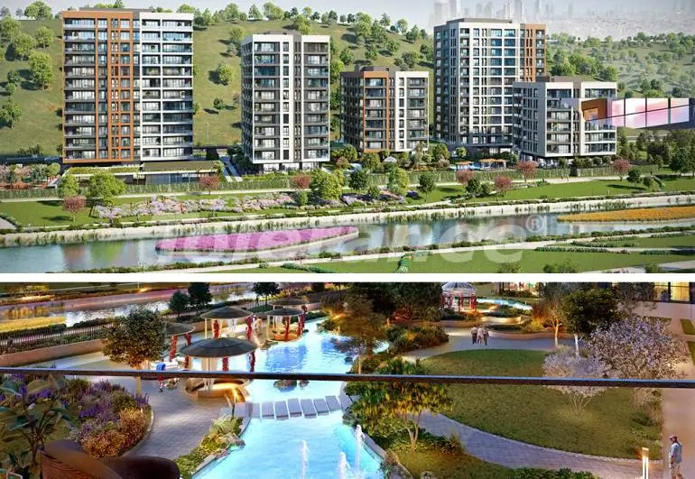 Квартира от застройщика в Кягытхане, Стамбул с бассейном: купить недвижимость в Турции - 23114