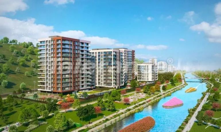 Квартира от застройщика в Кягытхане, Стамбул с бассейном: купить недвижимость в Турции - 37320