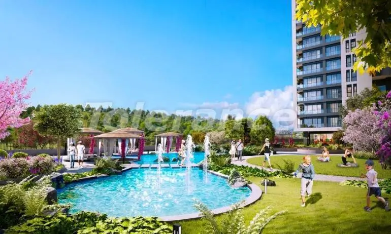 Квартира от застройщика в Кягытхане, Стамбул с бассейном: купить недвижимость в Турции - 37322