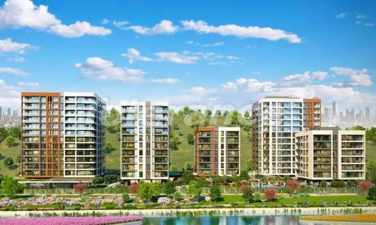 Квартира от застройщика в Кягытхане, Стамбул с бассейном: купить недвижимость в Турции - 37324