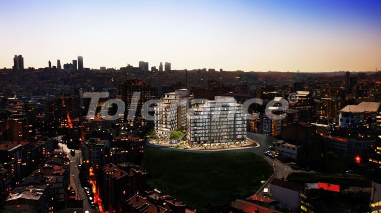 Квартира от застройщика в Кягытхане, Стамбул с бассейном в рассрочку: купить недвижимость в Турции - 66382